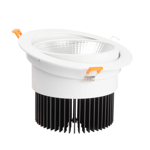 Downlight LED COB Reglabil Alb Reflector 40W 4000K IP20 - NOVELITE