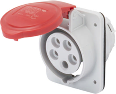 Priza fixa Hp 10 3P+N+E 16A IP44 400V, GW62210H