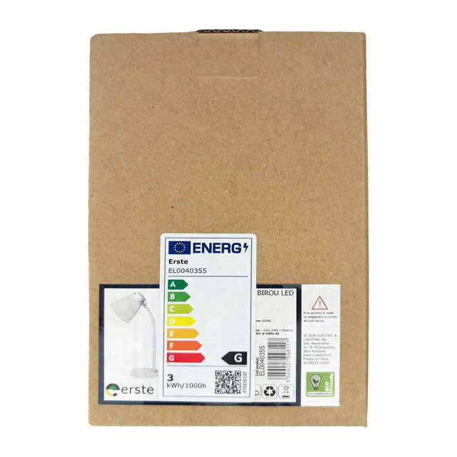 Lampa Birou Ziggs Alb LED 3W