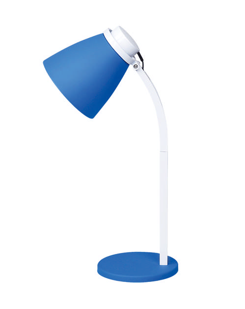 Lampa Birou Ziggs Blue LED 3W