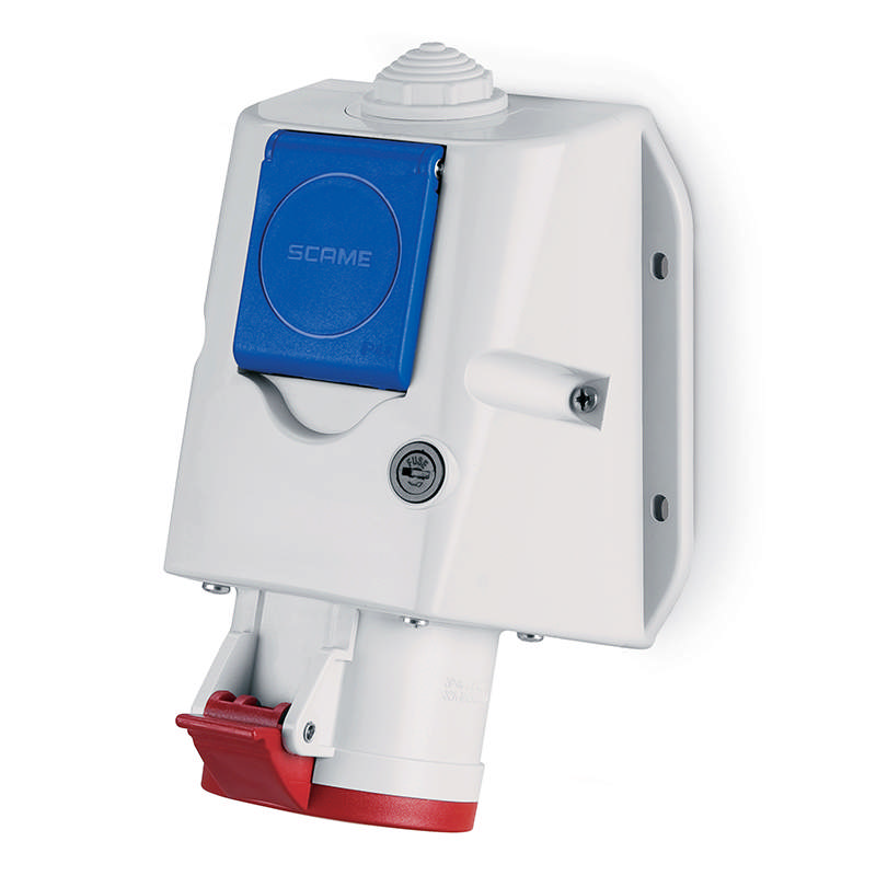 Priza 3P+N+E 32A 1Xschuko IP44 – SCAME | 513.3257-DF