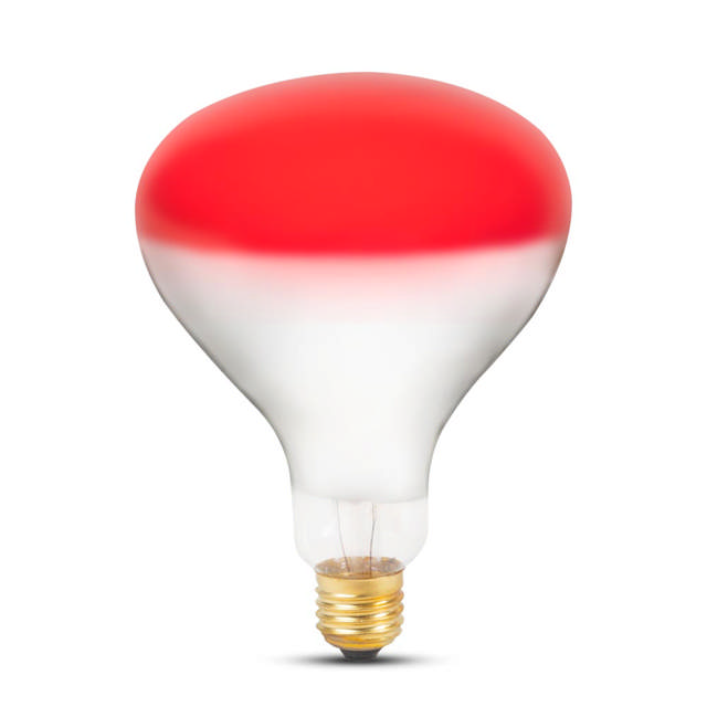 Bec Infrarosu R125 250W E27 Rosu    