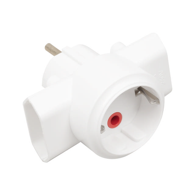 Adaptor 3 Prize 2x priza fara CP Si 1x priza cu CP