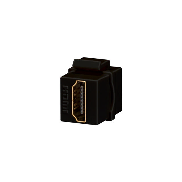 Conector HDMI Keystone Jack Negru, SYSTEM GW38056