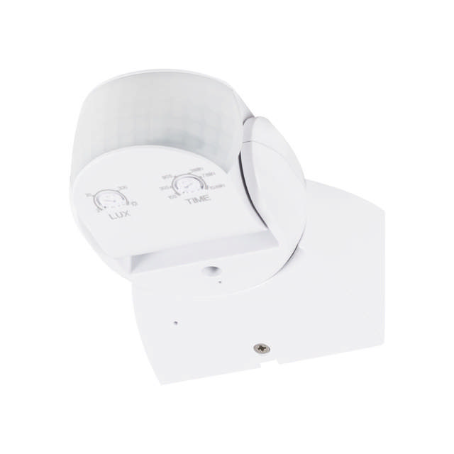 Senzor Miscare PT Alb 180° 1200W 2-12m IP65 - NOVELITE
