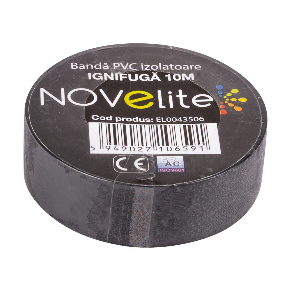 Banda Izolatoare IGN PVC 10m Negru 