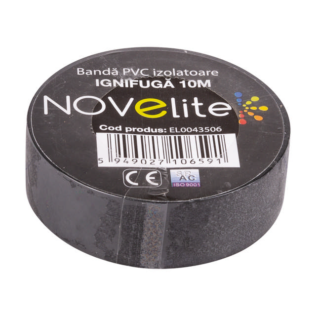 Banda Izolatoare IGN PVC 10m Negru 