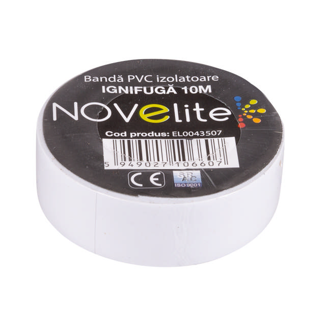 Banda Izolatoare IGN PVC 10m Alb 