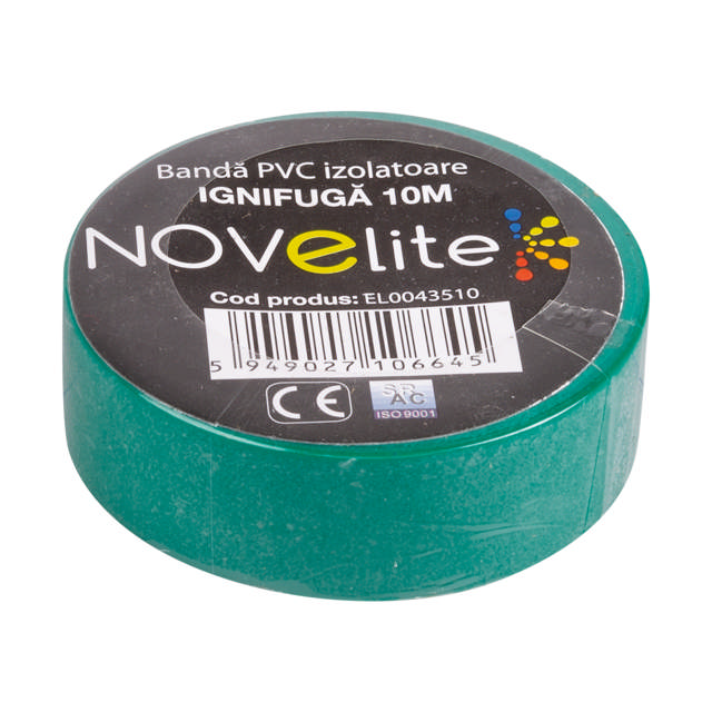 Banda Izolatoare IGN PVC 10m Verde 