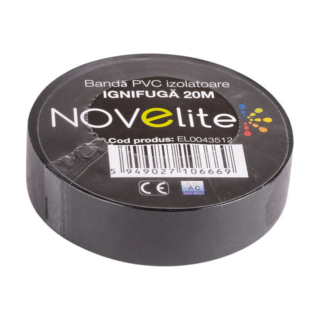 Banda Izolatoare IGN PVC 20m Negru 