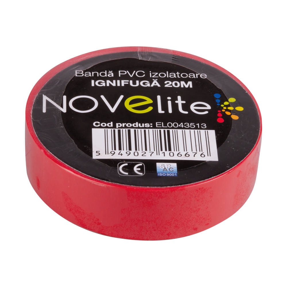 Banda Izolatoare IGN PVC 20m Rosu 