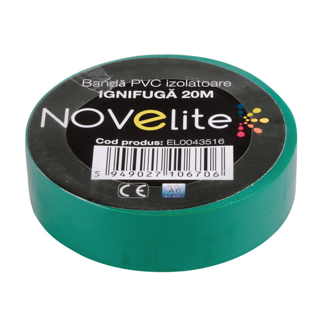 Banda Izolatoare IGN PVC 20m Verde 