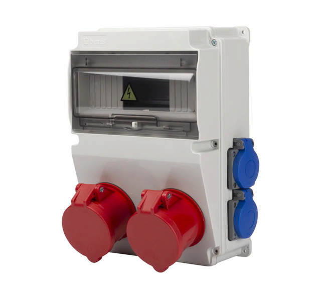 Tabou 2P (5x32A) + 4P (1x16A) IP44