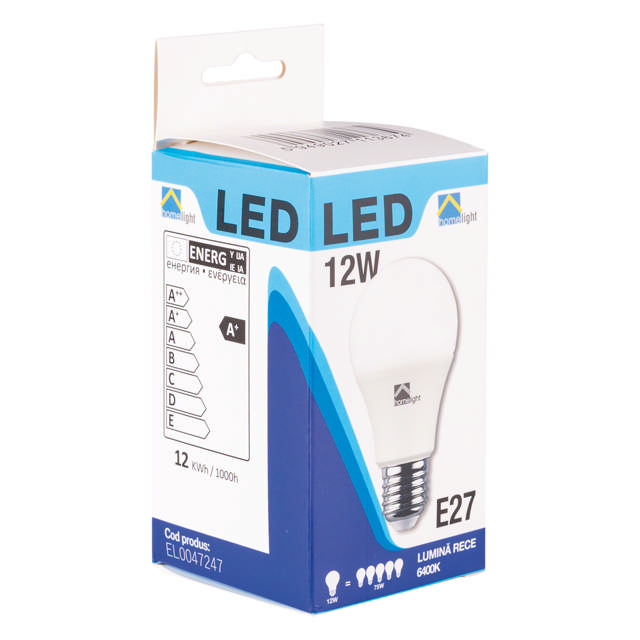 Bec LED 12W E27 6400K, Homelight