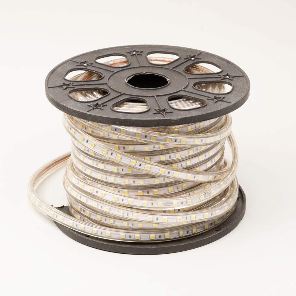 Banda LED 230V 60LED/M 14.4W/M 4000K IP68 Tip L