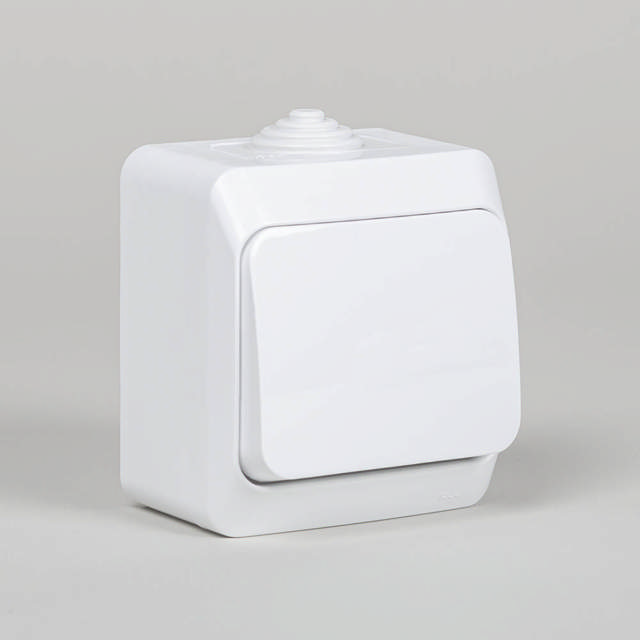 Intrerupator cap scara PT IP44, alb, Elbi