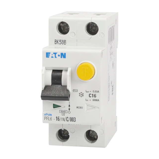 Intrerupator Diferential 16A 1P+N C 6KA 30mA PFL6 
