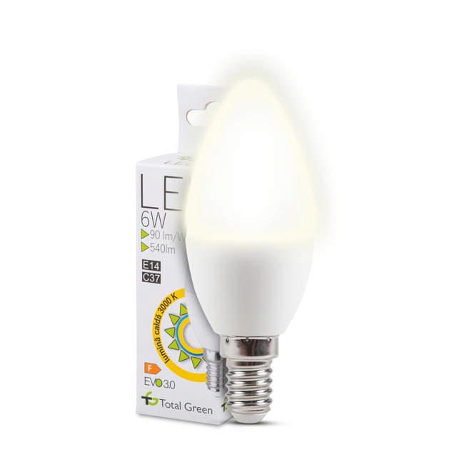 Bec LED EVO3.0 Lumanare 6W E14 3000K