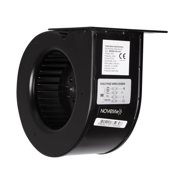 Ventilator Centrifugal 53W 180m3/h