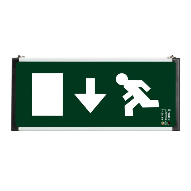 Corp Emergenta LED Suspendat BASIL 3H Mentinut 2W IP40 JOS - NOVELITE