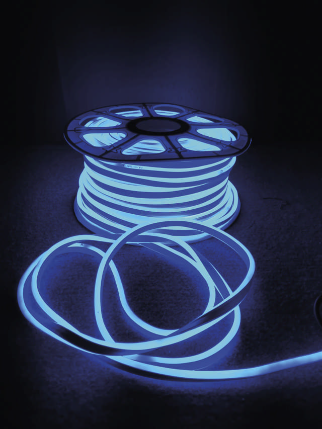 Neon Flex 92 LED Albastru IP44 50M