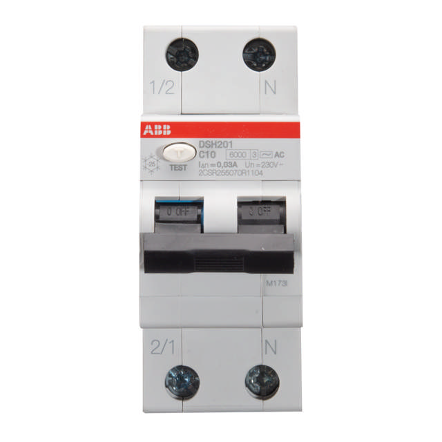 Intrerupator Diferential 10A 1P+N C 6KA 30MA DSH201