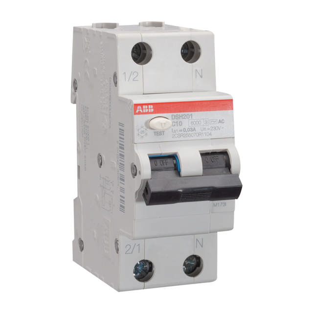 Intrerupator Diferential 10A 1P+N C 6KA 30MA DSH201