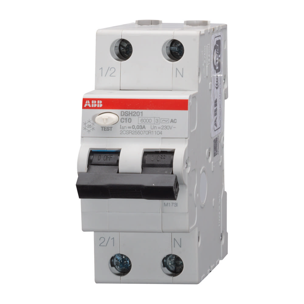 Intrerupator Diferential 10A 1P+N C 6KA 30MA DSH201