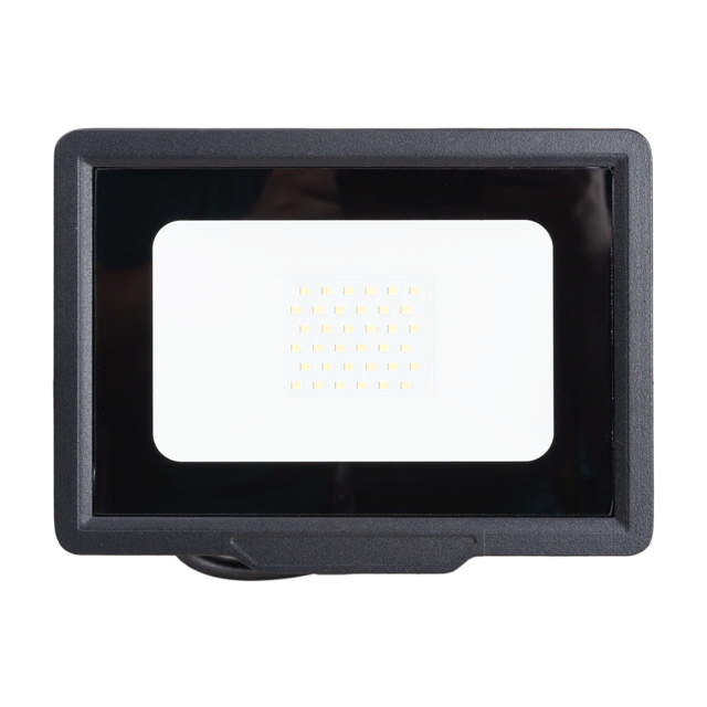 Proiector LED SMD Slim 30W CW Negru 