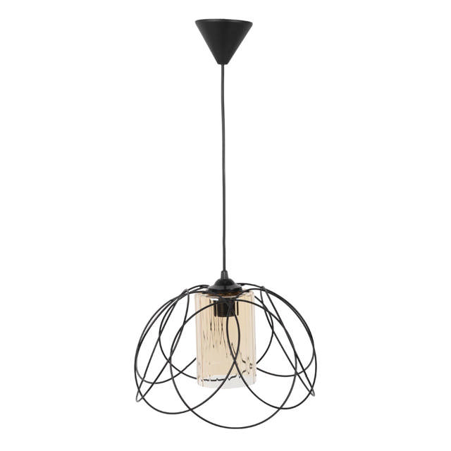 Pendul Leylak Negru 1xE27 60W