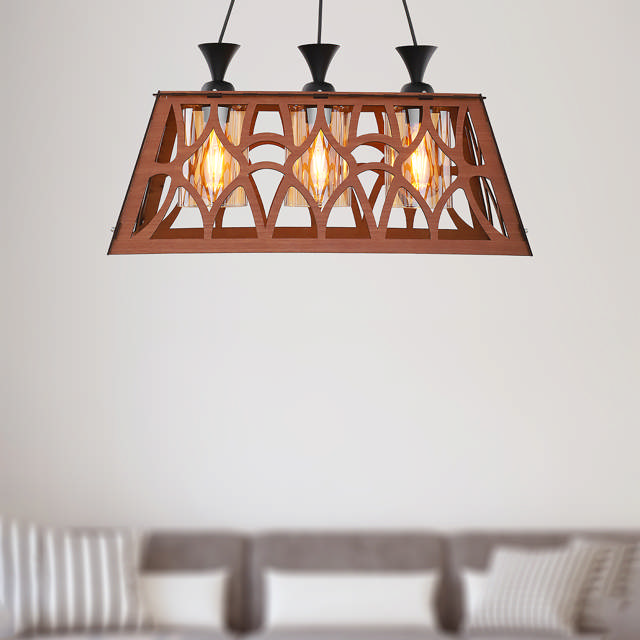 Pendul Aron 3xE27 60W, nuc, Erste