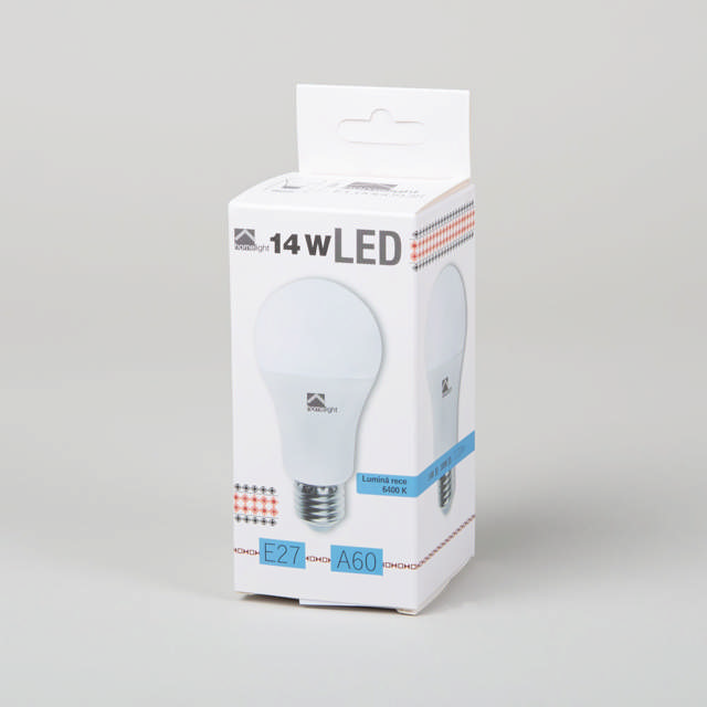 Bec LED A60 14W E27 6400K