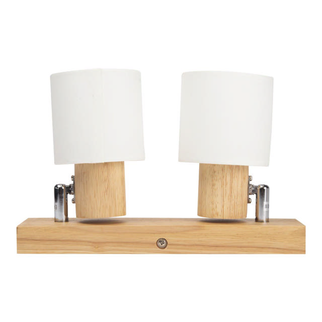 Spot Bara Nordik Alb+Natur 2XE14 40W