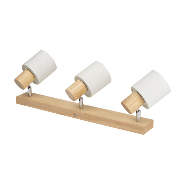 Spot Bara Nordik Alb+Natur 3XE14 40W