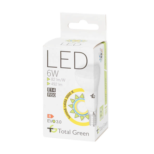 Bec LED EVO3.0 Spot R50 6W E14 3000K