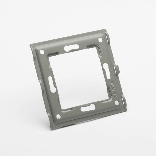 Panou alb simplu 2T Sticla, aparataj touch PULSAR NS