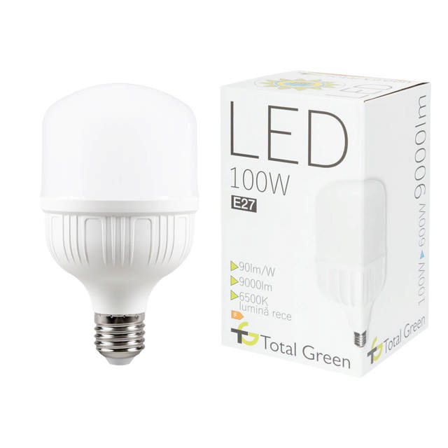 Bec Led 100W E27 6500K, Total Green