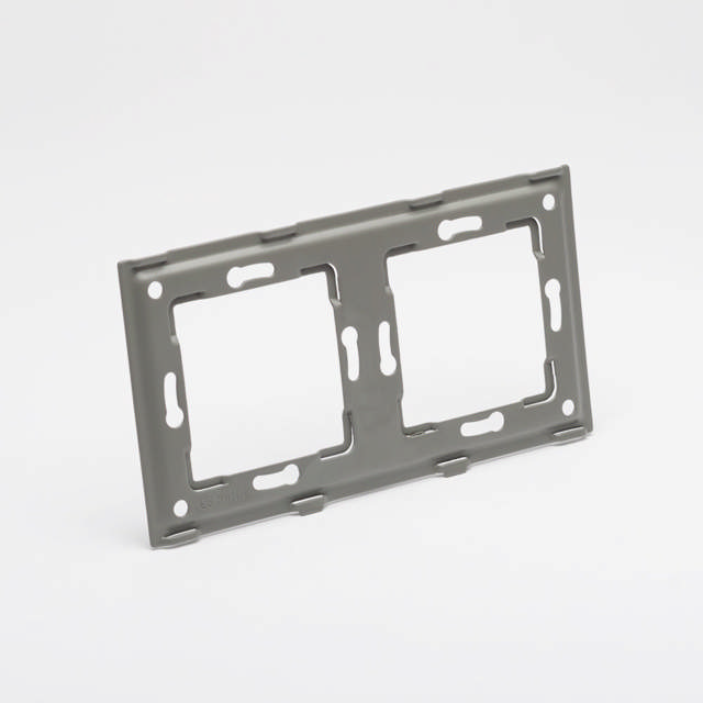 Panou dublu alb 1T+1T, aparataj touch PULSAR NS