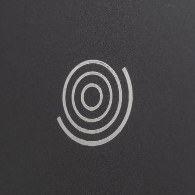 Panou gri simplu 2T sticla, aparataj touch PULSAR NS