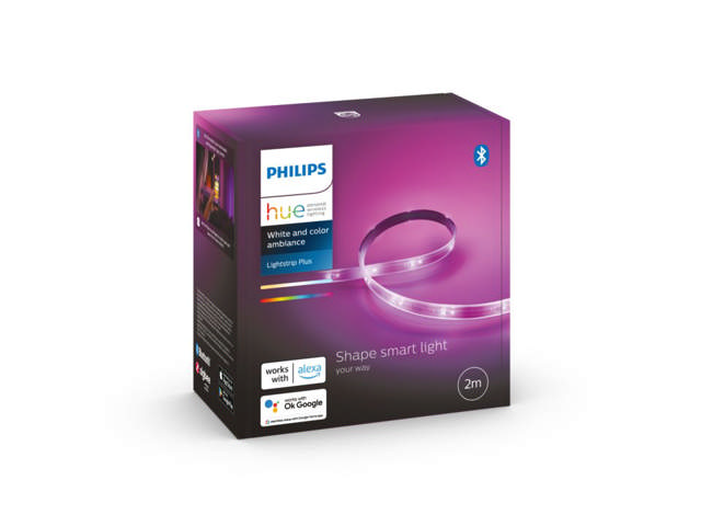 Bandă LED 2m RGBW 20W 1600lm, Philips Hue