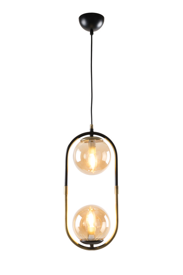 Pendul Monet 2XE27, negru antic, Oktay