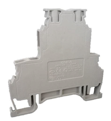 Clemă șină 2.5mm Gri– ONKA