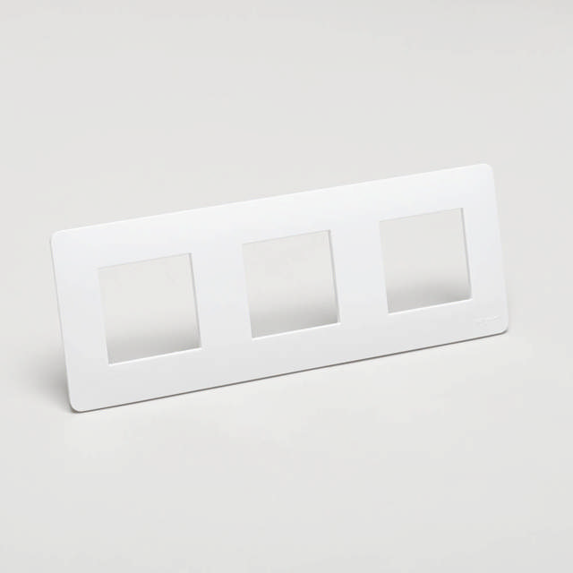 Ramă doză rotundă 3m, alb, Unica Studio NU200618