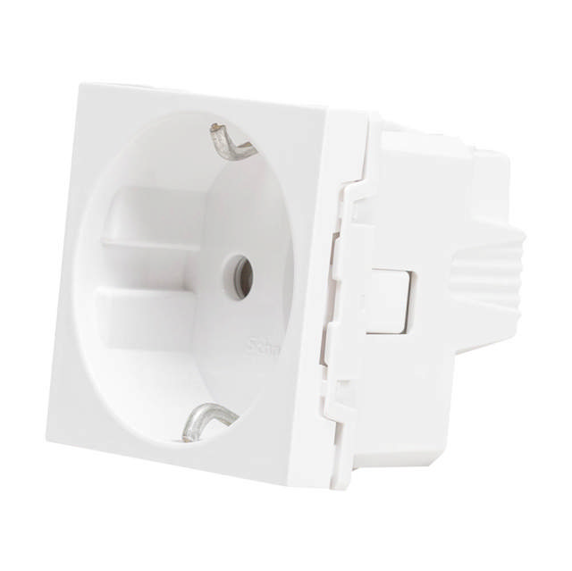 Priză schuko protecție copii, 2m, alb, Unica NU303718