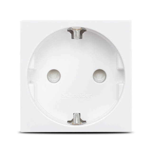 Priză schuko protecție copii, 2m, alb, Unica NU303718