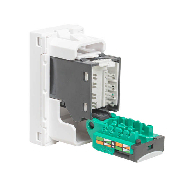 Priză RJ45 UTP CAT5e 1m, alb, Unica NU341018