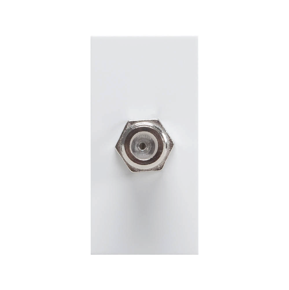 Priză TV F 1m, alb, Unica NU346818