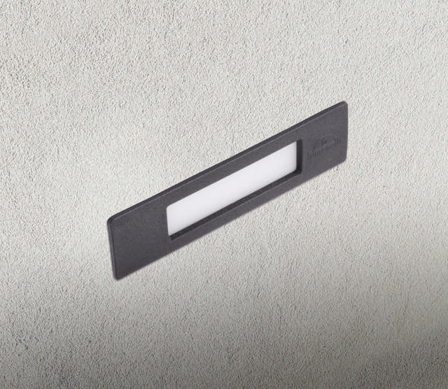 Spot scară Nina 7,5W 850lm IP55 LED, negru, Fumagalli