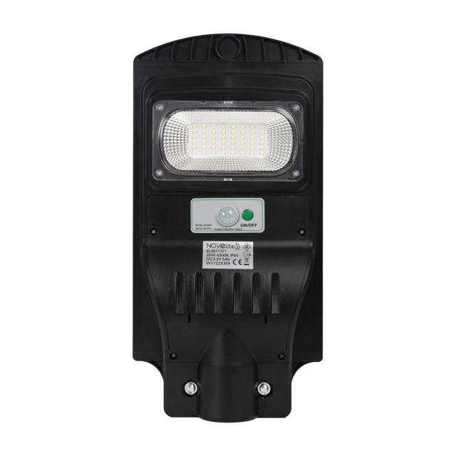 Corp Stradal Solar LED cu Senzor 30W 6500K IP65 - NOVELITE