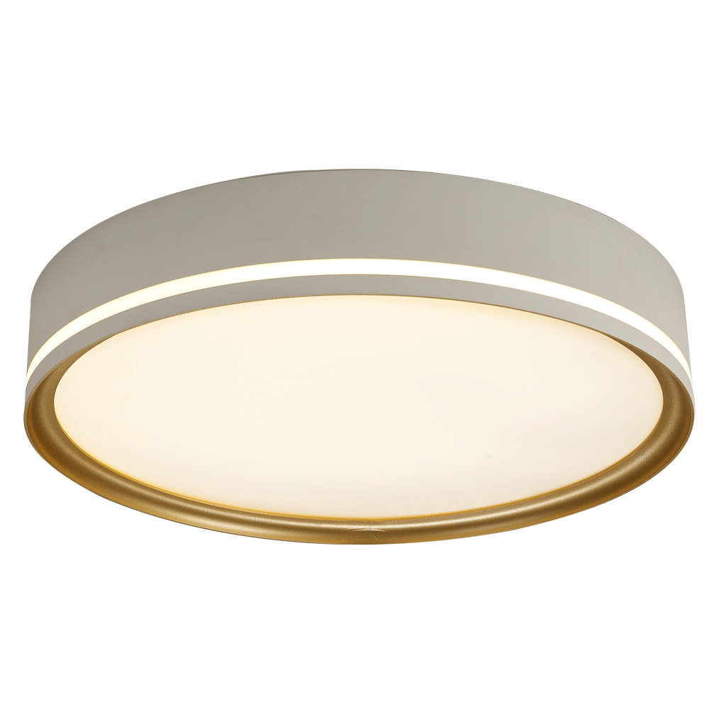 Plafonieră Cleo 32W 1920lm 4000K, alb+auriu, Erste